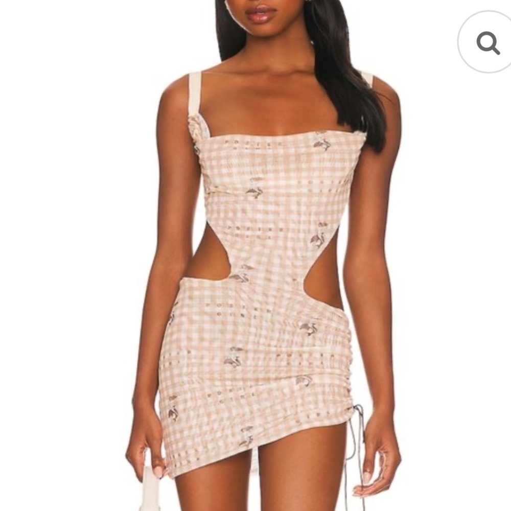 POSTER GIRL Gigham Mini Dress